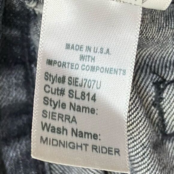 Slvrlake Sierra Grey Jeans Straight Leg Ankle Crop High Rise Size 26 - Picture 8 of 9